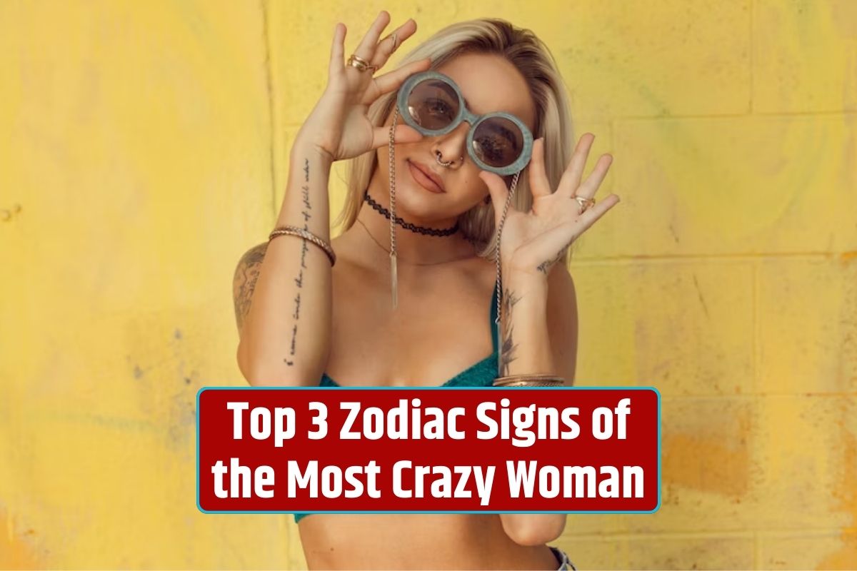 Crazy woman, Adventurous zodiac signs, Gemini, Aquarius, Sagittarius, Eccentricity, Spontaneity, Unconventional, Excitement, Free spirits,