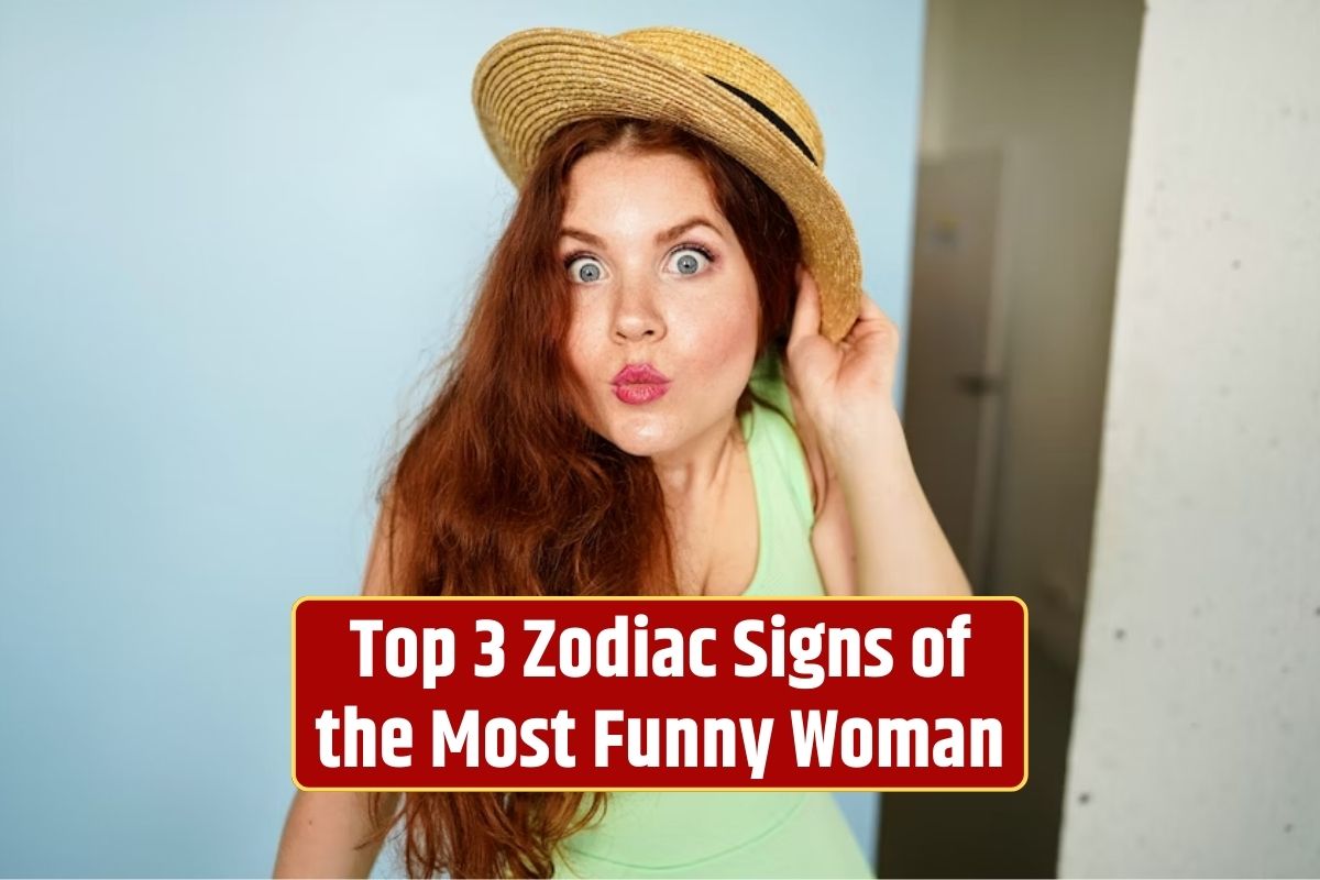 Funny woman, Entertaining zodiac signs, Sagittarius, Leo, Gemini, Humor, Wit, Comedic timing, Playful, Laughter,