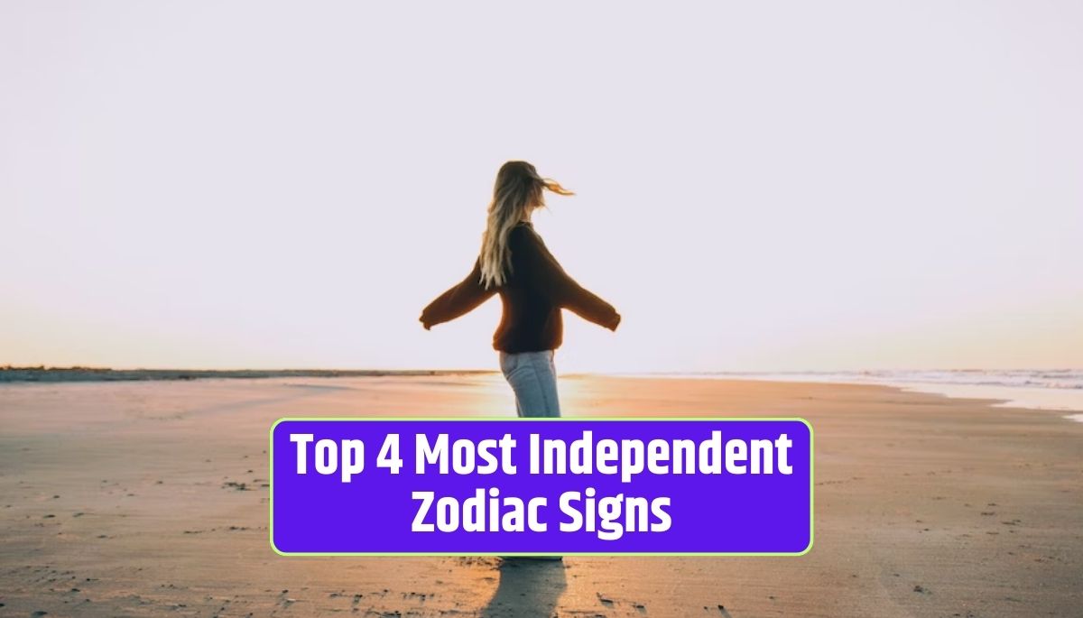 independent zodiac signs, Aries, Aquarius, Sagittarius, Capricorn, astrology, personality traits, individuality, self-reliance, uniqueness, trailblazers,
